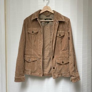 Eddie Bauer Brown Corduroy Button Down